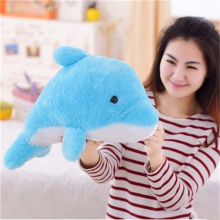 大号海豚毛绒玩具抱枕女生抱着布娃娃玩偶生日礼物团购礼品