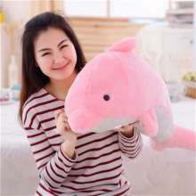 大号海豚毛绒玩具抱枕女生抱着布娃娃玩偶生日礼物团购礼品