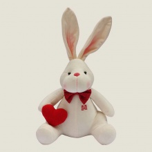结婚喜字压床娃娃一对婚庆公仔婚礼大兔年毛绒玩具小兔子生肖公仔