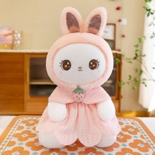 新款可爱兔公仔毛绒玩具创意披风小兔子玩偶布娃娃女生日礼物抱枕