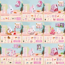 儿童小兔子毛绒仿真玩偶小白兔电动宠物会唱歌跳舞说话的玩具女孩