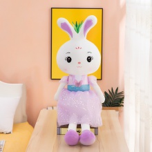 软萌仙女兔可爱少女心穿衣小兔子毛绒玩具布娃娃儿童睡觉抱枕公仔