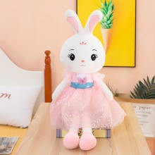 软萌仙女兔可爱少女心穿衣小兔子毛绒玩具布娃娃儿童睡觉抱枕公仔