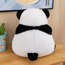 新款仿真大熊猫玩偶毛绒玩具可爱公仔地摊摆件抱枕可印标