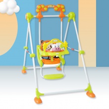 厂家直供儿童支架秋千 可折叠儿童秋千带音乐盒 儿童秋千