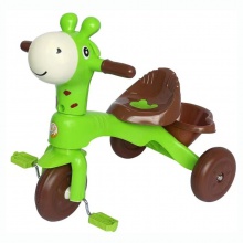 儿童卡通三轮自行车脚踏车多功能带音乐童车玩具可坐