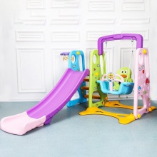 儿童室内家用多功能滑滑梯宝宝组合0-1-3-6岁滑梯秋千塑料玩具