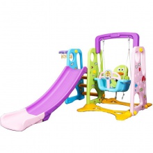 儿童室内家用多功能滑滑梯宝宝组合0-1-3-6岁滑梯秋千塑料玩具