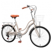 自行车女孩中大童学生成人亲子18/20/22/24寸复古公主脚踏车