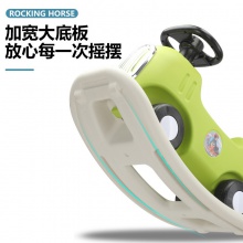 婴儿塑料带音乐摇摇马大号加厚儿童玩具1-2周岁木马车两用摇摇马