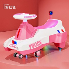 儿童扭扭车1一3岁男女宝宝溜溜车防侧翻新款滑行车仿警车款扭扭车