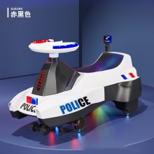 儿童扭扭车1一3岁男女宝宝溜溜车防侧翻新款滑行车仿警车款扭扭车