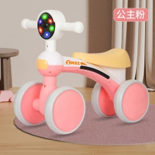 新款儿童平衡车无脚踏1-3岁幼儿滑行车四轮宝宝滑步车小孩平行车