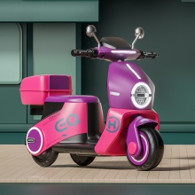 儿童摩托车电动车宝宝玩具车可坐人婴儿带音乐三轮车小孩电瓶车子