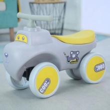 儿童平衡车1-3岁宝宝溜溜滑行学步车加大座后斗可拆卸带音乐灯光