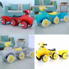 儿童平衡车1-3岁宝宝溜溜滑行学步车加大座后斗可拆卸带音乐灯光