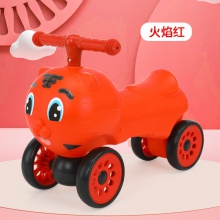 儿童平衡车四轮1到3岁可坐幼儿宝宝溜溜滑行车学步脚踏车音乐灯光