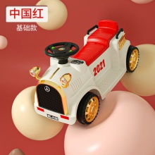 新款儿童复古电动车宝宝玩具汽车可坐人充电电瓶四轮滑行车