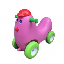 幼儿园滑滑车摇马两用溜溜车玩具宝宝儿童滑行车四轮学步车咪咪狗