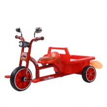 儿童三轮带后车斗车童车玩具双胞胎玩具宝宝脚踏车2-8岁双人带斗