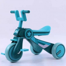 儿童三轮脚踏车音乐男宝宝滑行平衡车1-3-5岁儿童滑步脚踏自行车