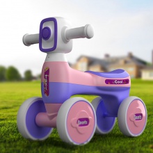 儿童滑行车平衡车1-3岁宝宝幼儿玩具车灯光音乐滑助步车4轮溜溜车