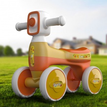 儿童滑行车平衡车1-3岁宝宝幼儿玩具车灯光音乐滑助步车4轮溜溜车