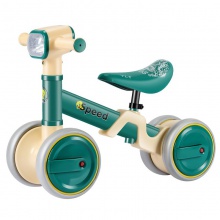 儿童四轮平衡车滑行车婴幼儿12个月-3岁轮子带灯无脚踏溜溜助步车