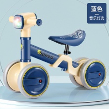 儿童四轮平衡车滑行车婴幼儿12个月-3岁轮子带灯无脚踏溜溜助步车
