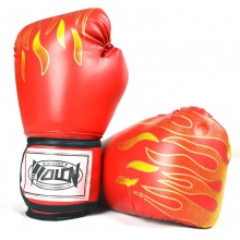 拳击手套火焰拳套成人儿童散打拳套训练比赛手套拳击用品