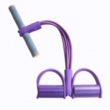 脚蹬拉力器卷腹瘦肚子仰卧起坐辅助器女健身家用小燕飞拉伸拉力绳