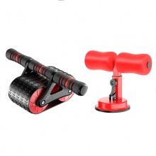 坦克轮健腹轮吸盘卷腹器仰卧起坐辅助器套装 腹肌轮瘦身运动套装