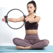 瑜伽普拉提圈tpe包胶手柄玻璃纤维瑜伽环健身开背魔力圈