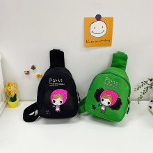 2023新款可爱小女孩胸包卡通儿童单肩包