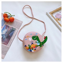 2023新款儿童恐龙可爱单肩斜挎小胸包出行旅游零钱包