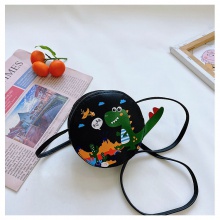 2023新款儿童恐龙可爱单肩斜挎小胸包出行旅游零钱包