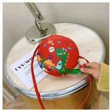 2023新款儿童恐龙可爱单肩斜挎小胸包出行旅游零钱包