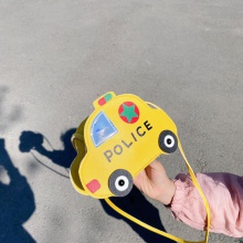 儿童包包新款小汽车女孩子单肩斜挎零钱包PU男生小胸包