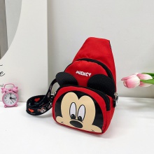 儿童包包新款米奇头小胸包外出旅行小女孩单肩零钱包男孩子斜挎包