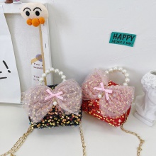 女孩儿童包新款蝴蝶结小包包可爱单肩斜挎零钱包