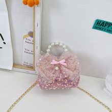 女孩儿童包新款蝴蝶结小包包可爱单肩斜挎零钱包