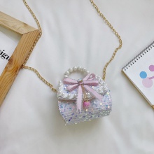 女孩儿童包新款蝴蝶结小包包可爱单肩斜挎零钱包