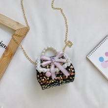 女孩儿童包新款蝴蝶结小包包可爱单肩斜挎零钱包