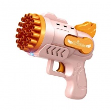 29孔泡泡枪手持电动发光玩具全自动加特林泡泡机儿童玩具地摊