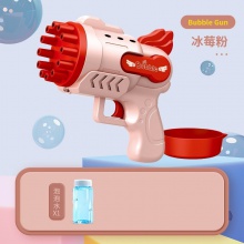 29孔泡泡枪手持电动发光玩具全自动加特林泡泡机儿童玩具地摊