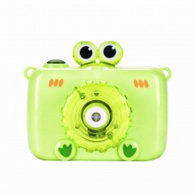 儿童泡泡玩具兔子相机电动灯光吹泡泡手持不漏液户外