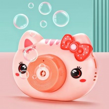 儿童泡泡玩具兔子相机电动灯光吹泡泡手持不漏液户外