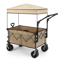 户外营地可折叠顶棚防晒遮阳棚露营推车防雨棚