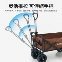 露营推车户外营地野营车可大容量折叠小拖车野餐手拉车桌板野营车