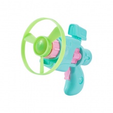 抖音同款逗猫玩具飞盘枪飞碟发光飞碟宠物训练用品儿童竹蜻蜓户外